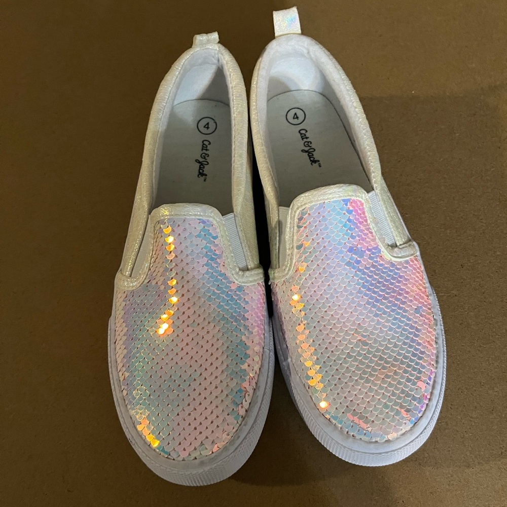 Brand new Cat & Jack size 4 girls shoes!